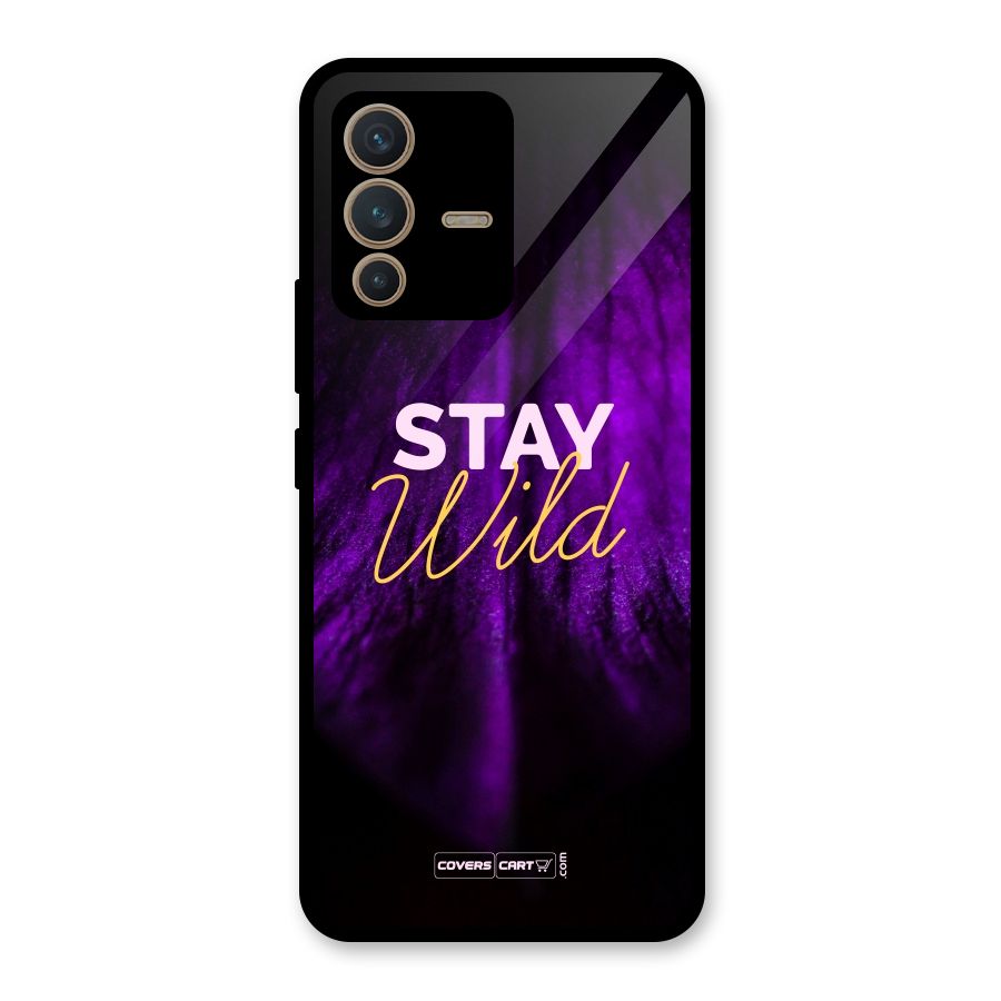 Stay Wild Glass Back Case for Vivo V23 5G