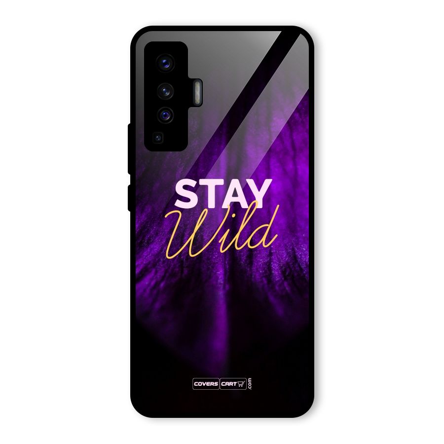 Stay Wild Glass Back Case for Vivo X50