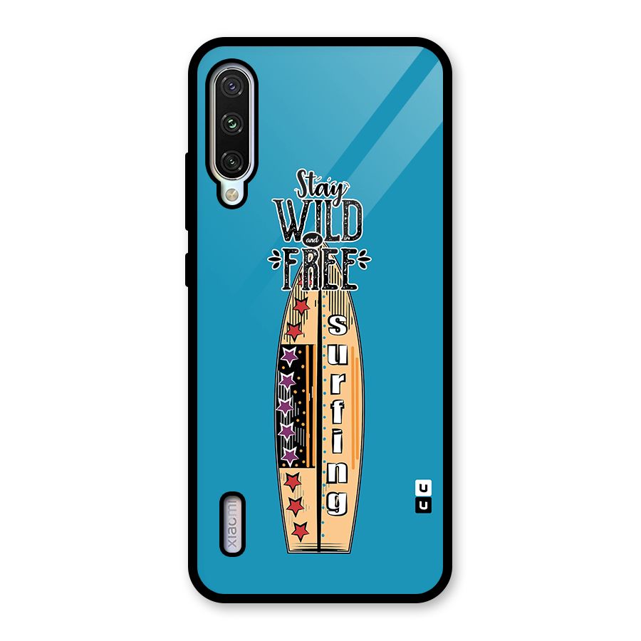 Stay Wild and Free Glass Back Case for Mi A3