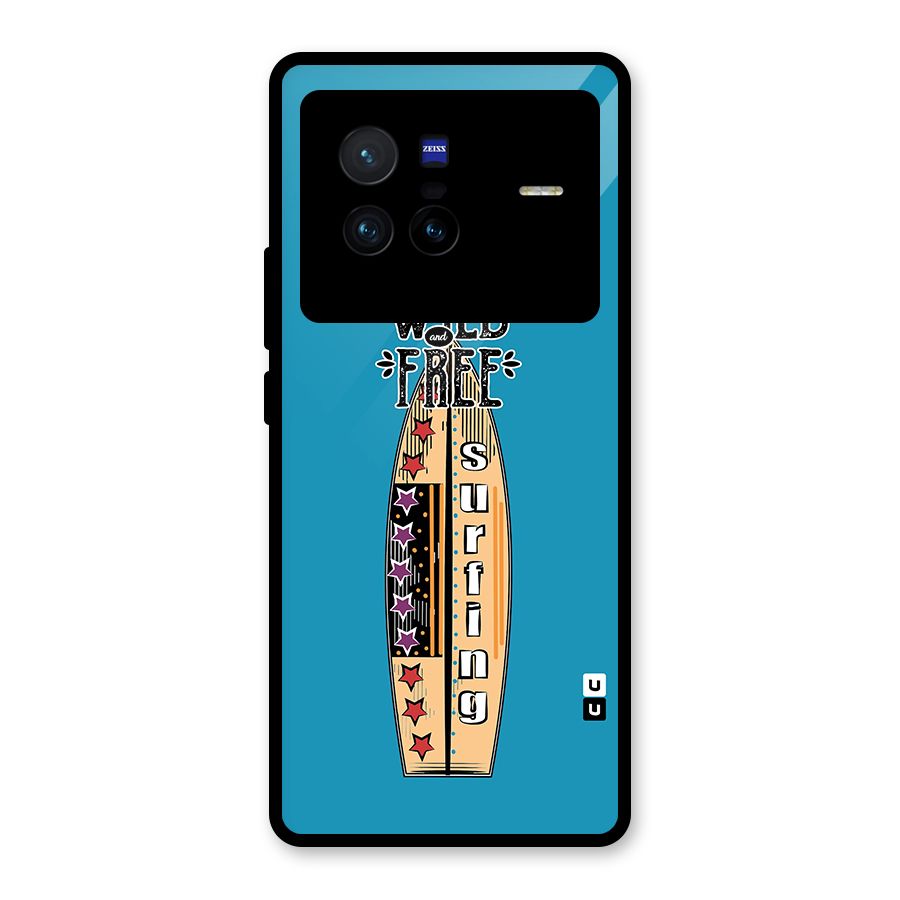 Stay Wild and Free Glass Back Case for Vivo X80