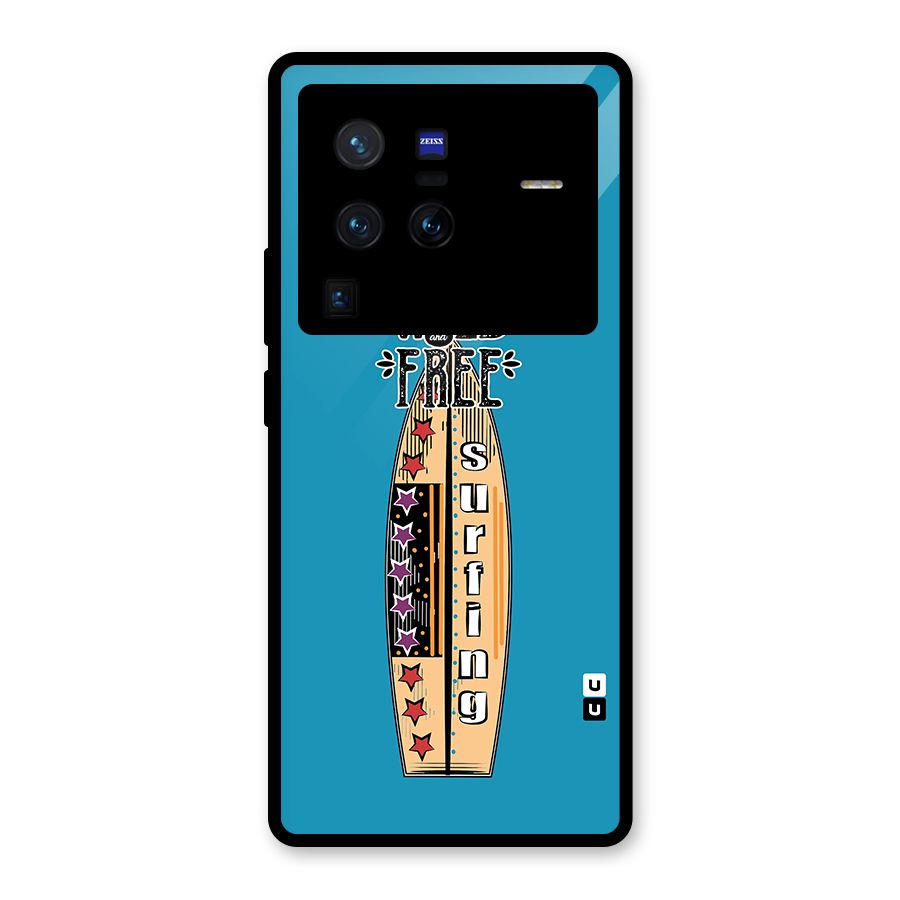 Stay Wild and Free Glass Back Case for Vivo X80 Pro