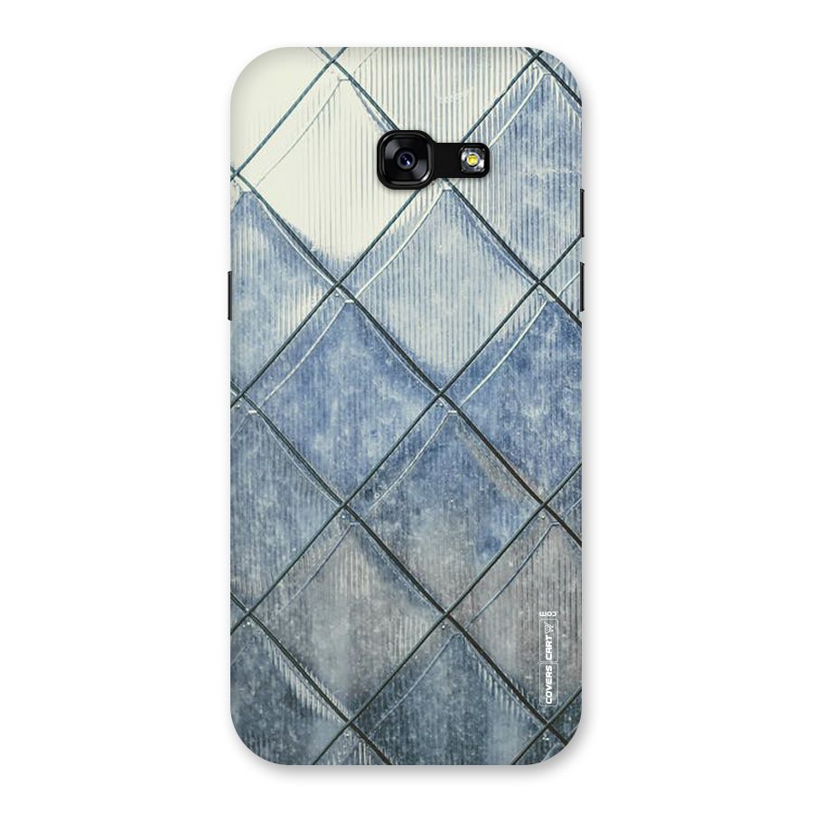 Steel Blue Pattern Back Case for Galaxy A5 2017