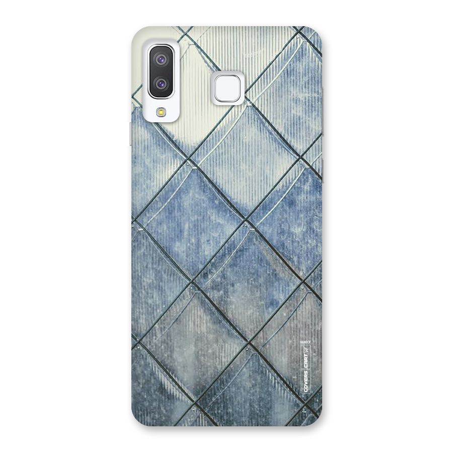 Steel Blue Pattern Back Case for Galaxy A8 Star