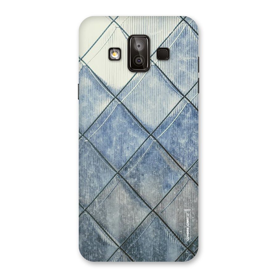 Steel Blue Pattern Back Case for Galaxy J7 Duo