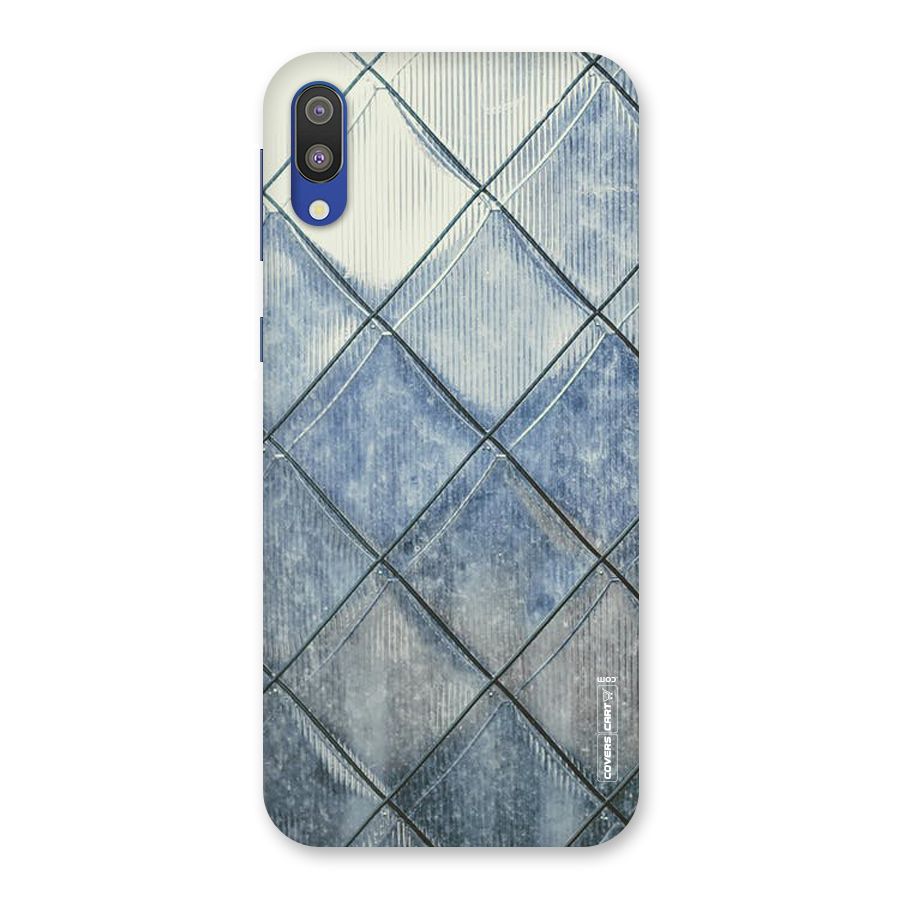 Steel Blue Pattern Back Case for Galaxy M10