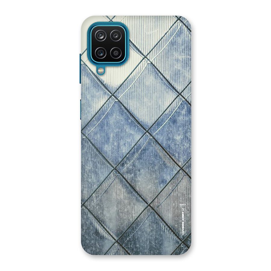 Steel Blue Pattern Back Case for Galaxy M12