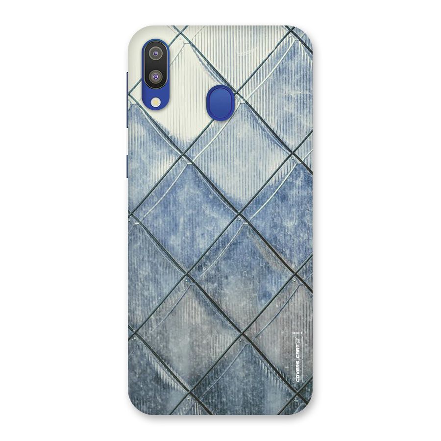 Steel Blue Pattern Back Case for Galaxy M20
