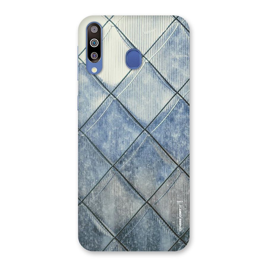Steel Blue Pattern Back Case for Galaxy M30
