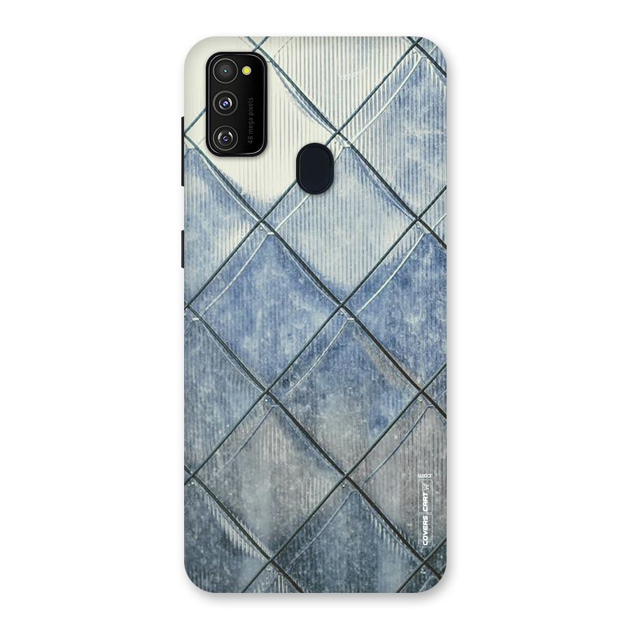 Steel Blue Pattern Back Case for Galaxy M30s