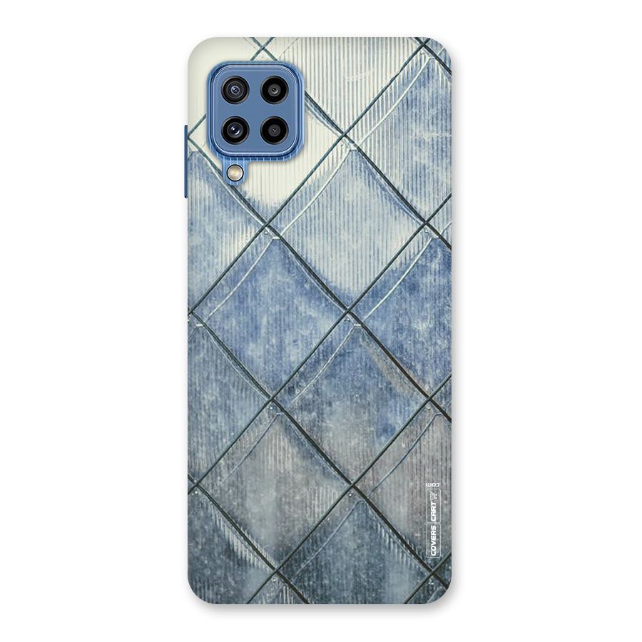Steel Blue Pattern Back Case for Galaxy M32