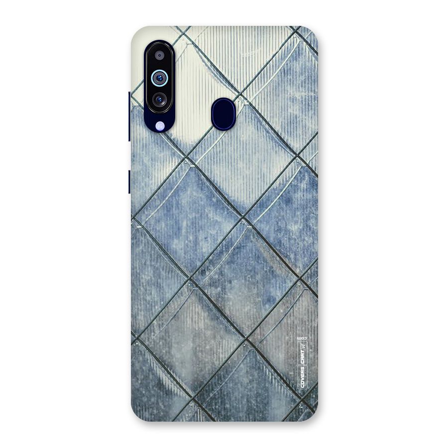 Steel Blue Pattern Back Case for Galaxy M40
