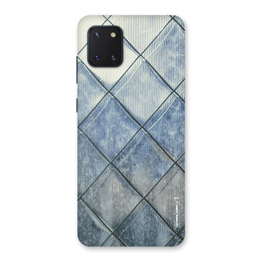 Steel Blue Pattern Back Case for Galaxy Note 10 Lite