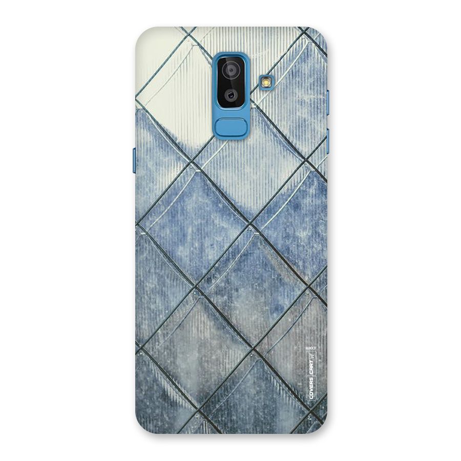 Steel Blue Pattern Back Case for Galaxy On8 (2018)