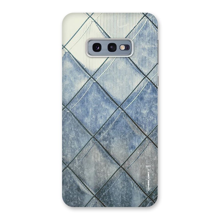 Steel Blue Pattern Back Case for Galaxy S10e