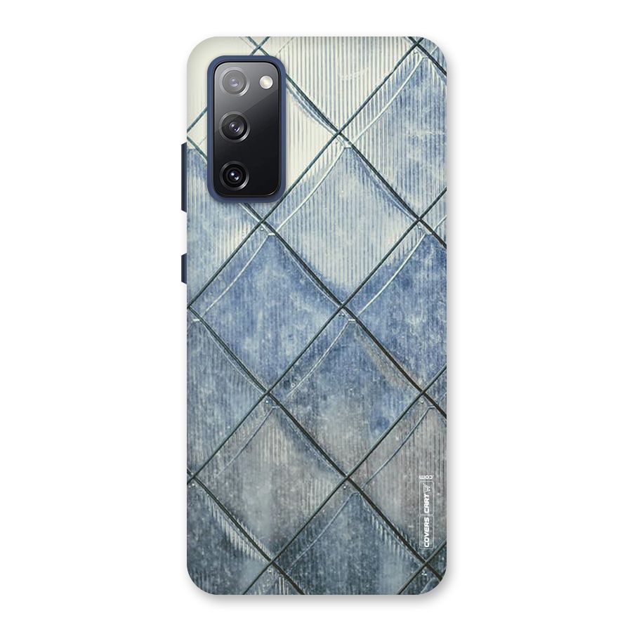 Steel Blue Pattern Back Case for Galaxy S20 FE