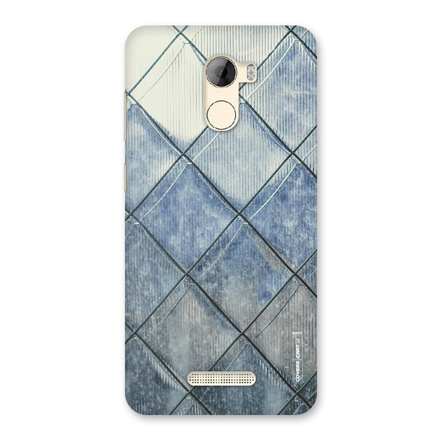 Steel Blue Pattern Back Case for Gionee A1 LIte