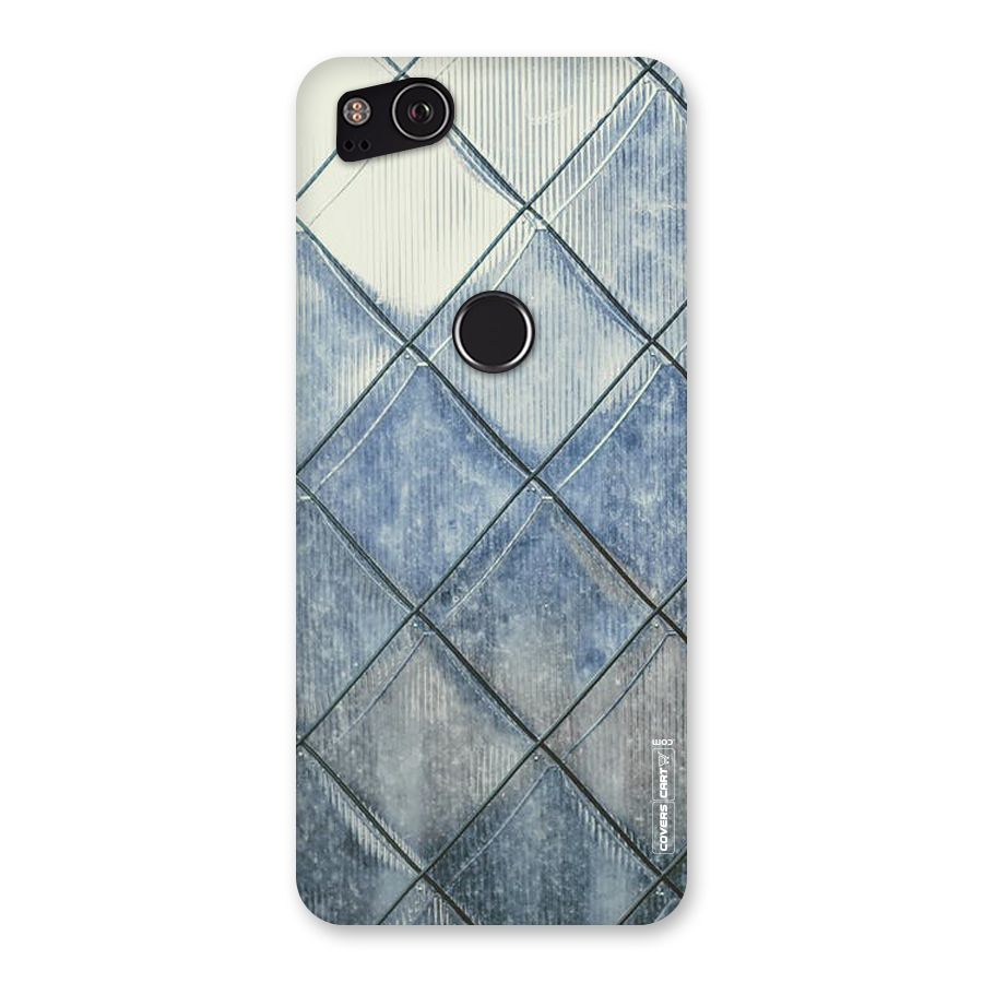 Steel Blue Pattern Back Case for Google Pixel 2