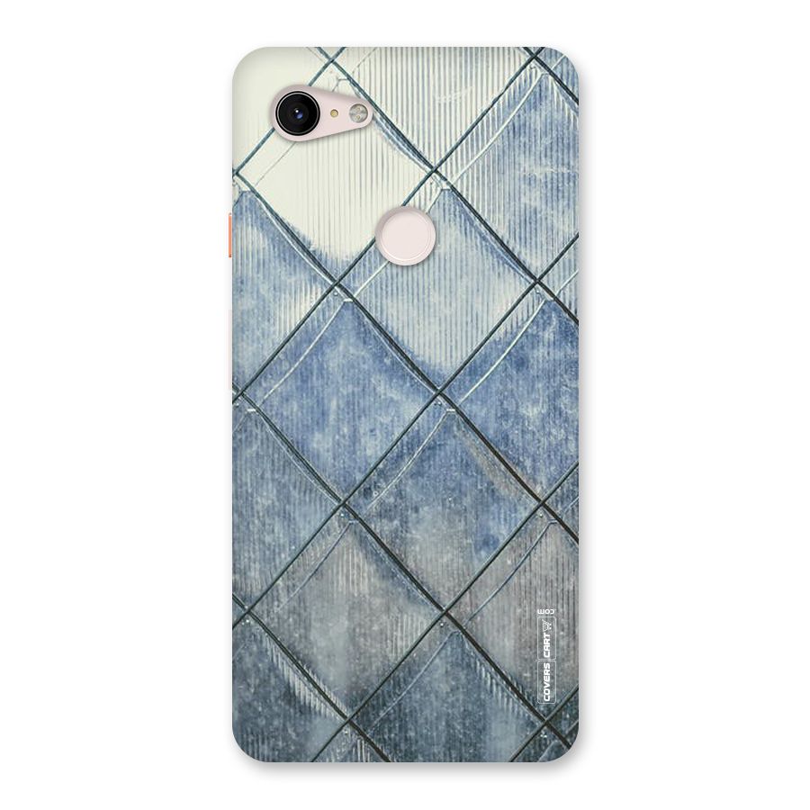Steel Blue Pattern Back Case for Google Pixel 3 XL