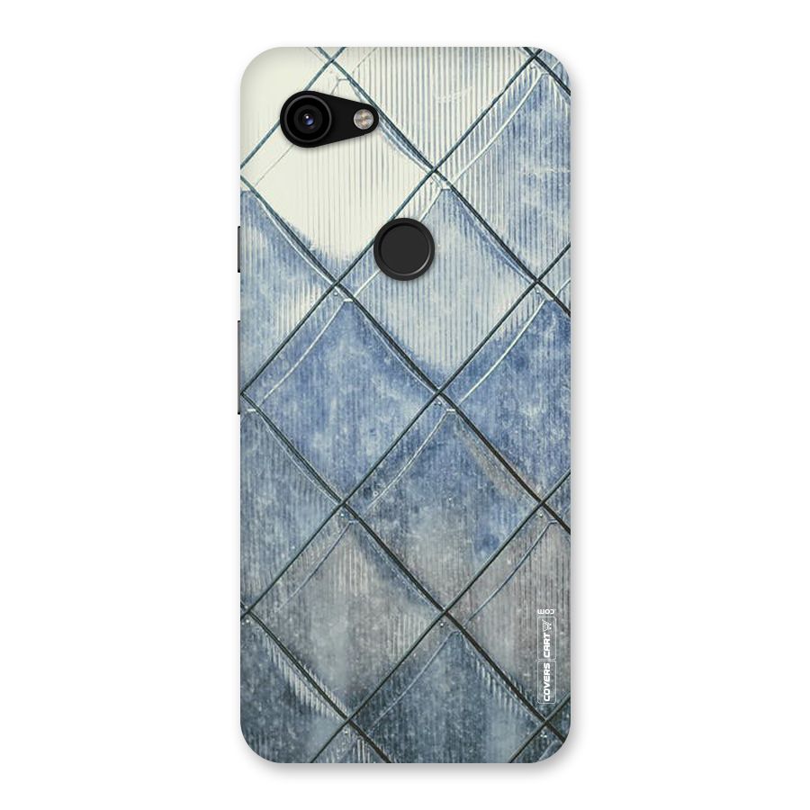 Steel Blue Pattern Back Case for Google Pixel 3a