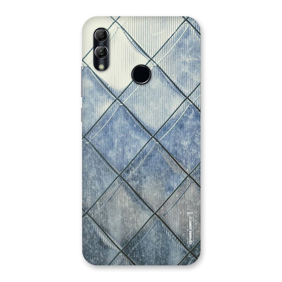 Steel Blue Pattern Back Case for Honor 10 Lite