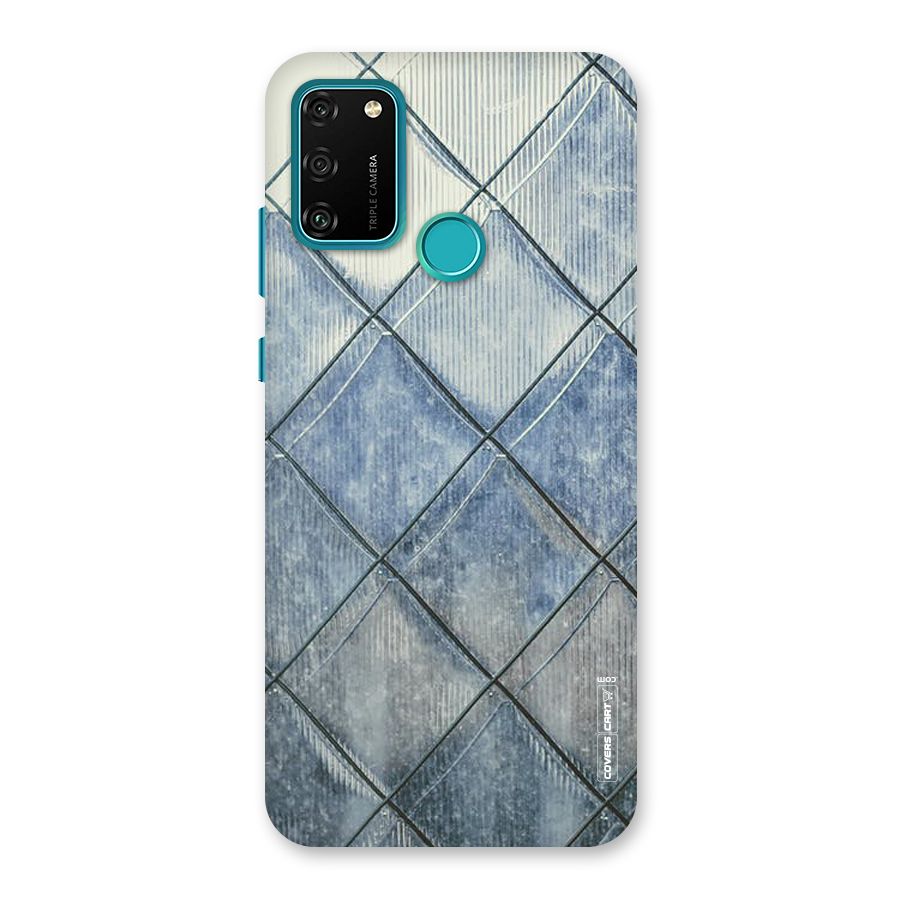 Steel Blue Pattern Back Case for Honor 9A