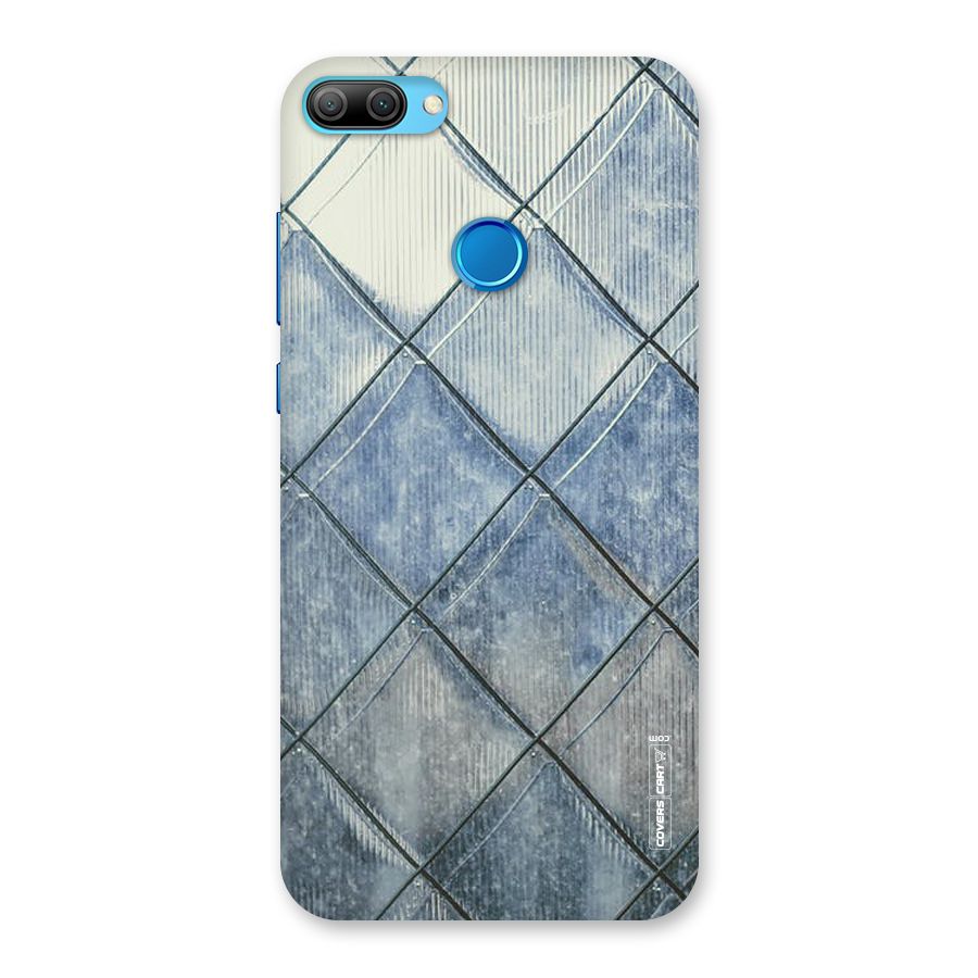 Steel Blue Pattern Back Case for Honor 9N