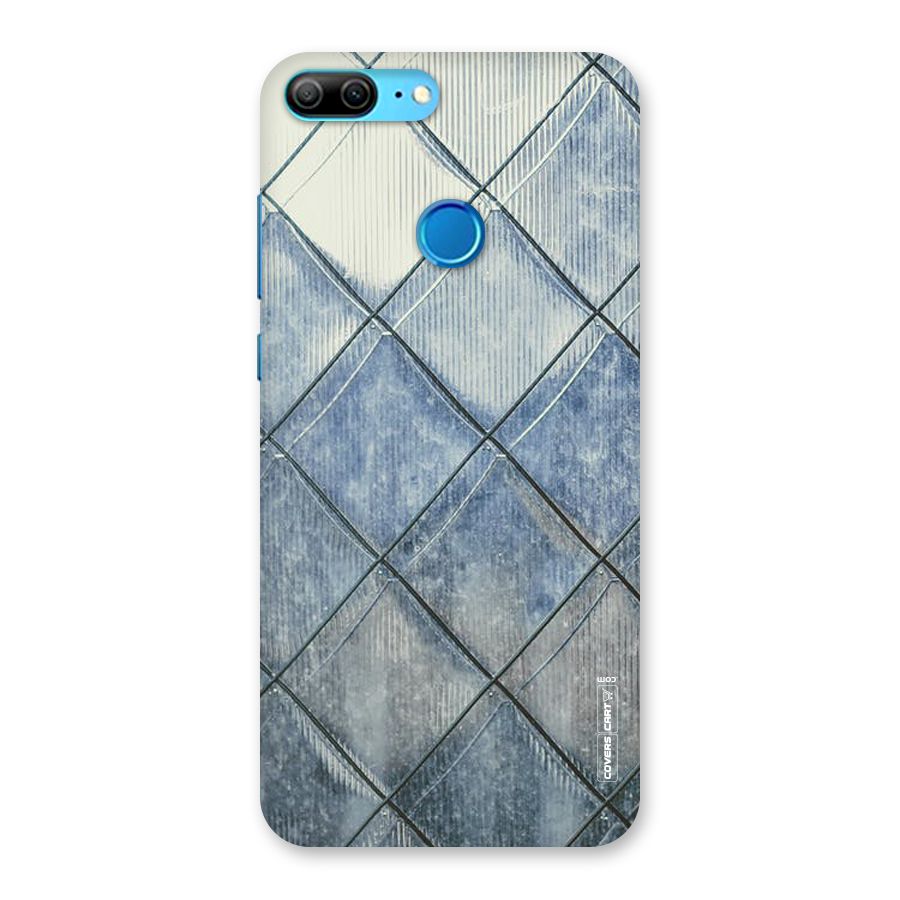 Steel Blue Pattern Back Case for Honor 9 Lite