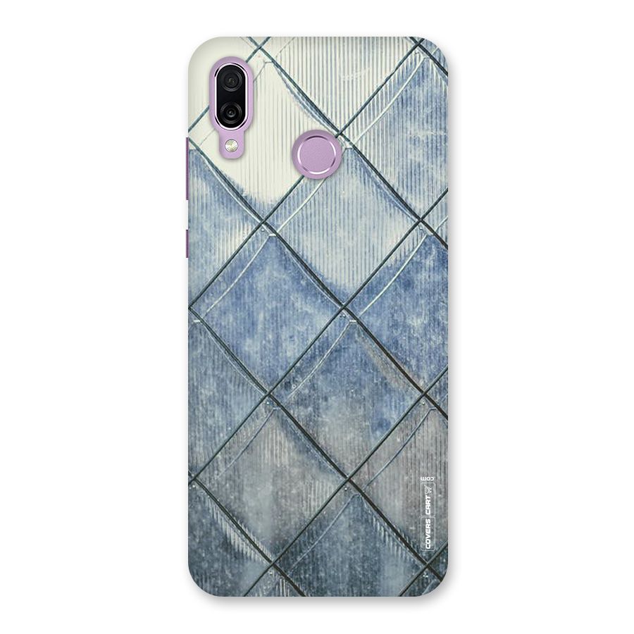 Steel Blue Pattern Back Case for Honor Play