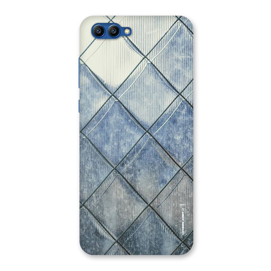 Steel Blue Pattern Back Case for Honor View 10