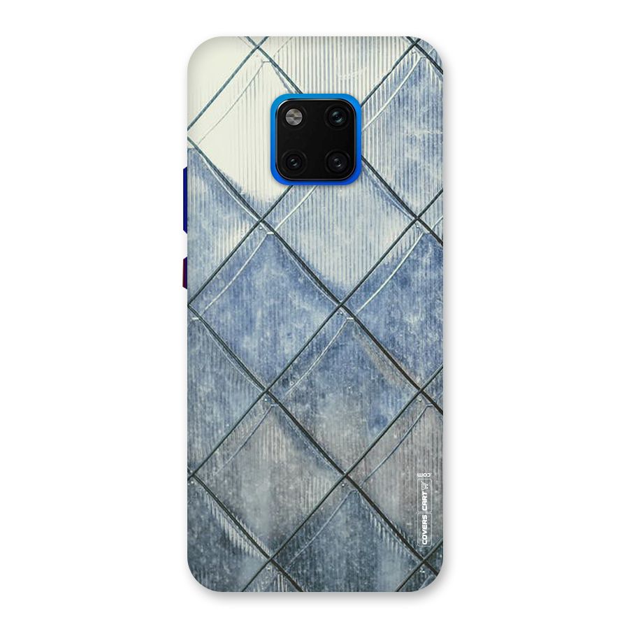 Steel Blue Pattern Back Case for Huawei Mate 20 Pro