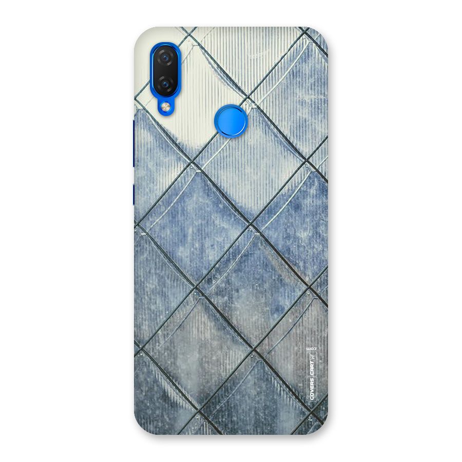 Steel Blue Pattern Back Case for Huawei P Smart+