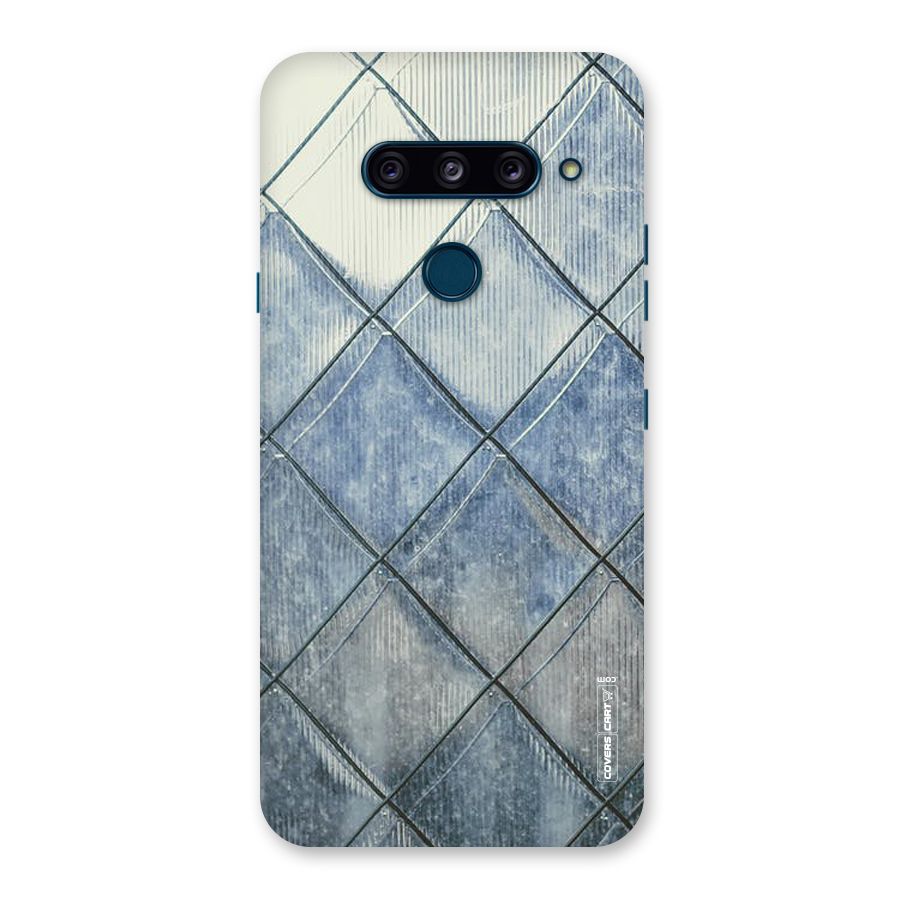 Steel Blue Pattern Back Case for LG  V40 ThinQ