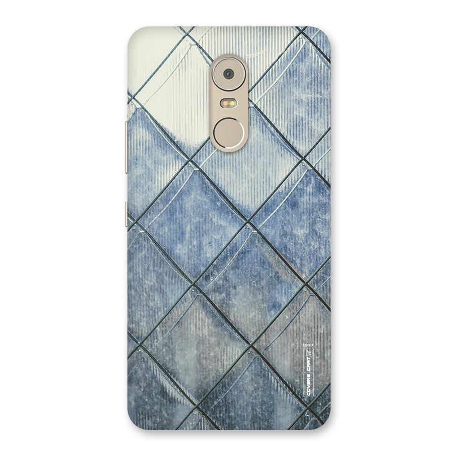Steel Blue Pattern Back Case for Lenovo K6 Note