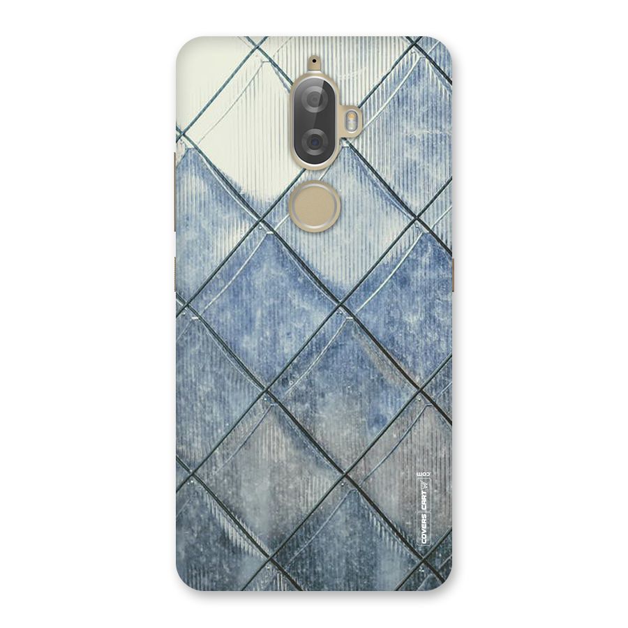 Steel Blue Pattern Back Case for Lenovo K8 Plus