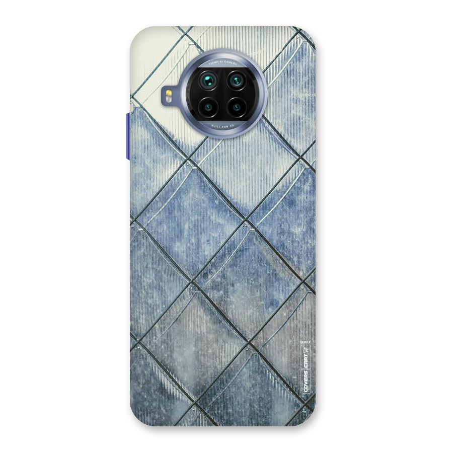 Steel Blue Pattern Back Case for Mi 10i