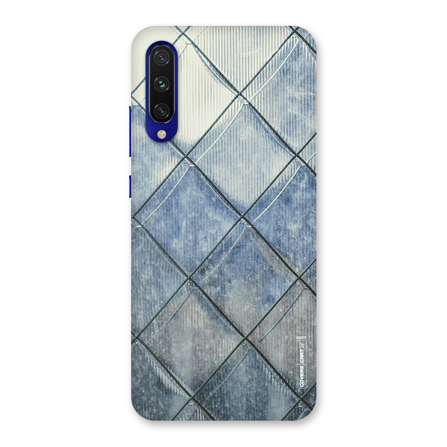 Steel Blue Pattern Back Case for Mi A3