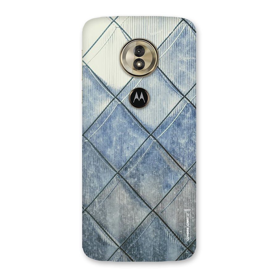 Steel Blue Pattern Back Case for Moto G6 Play