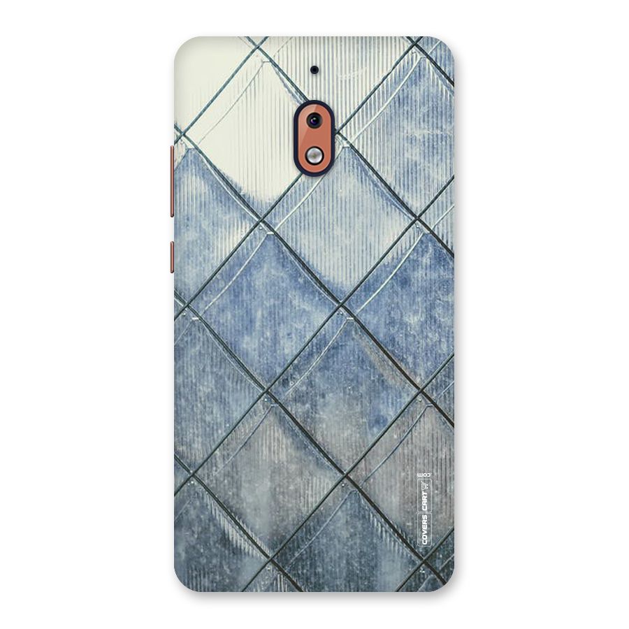 Steel Blue Pattern Back Case for Nokia 2.1