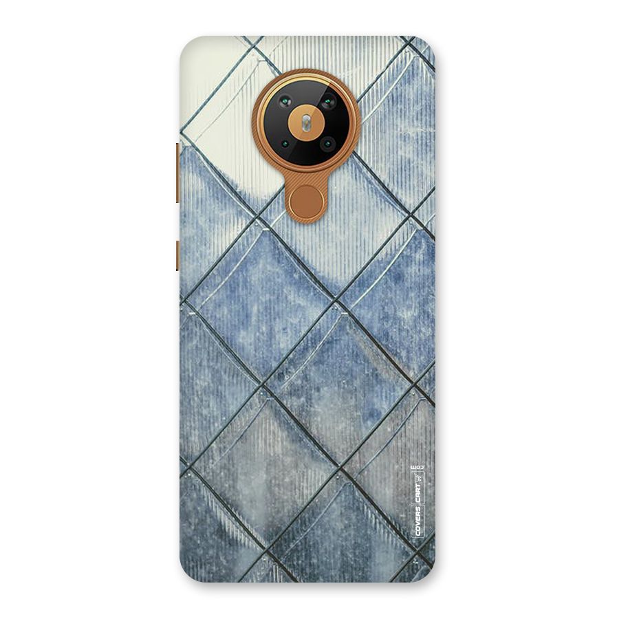 Steel Blue Pattern Back Case for Nokia 5.3