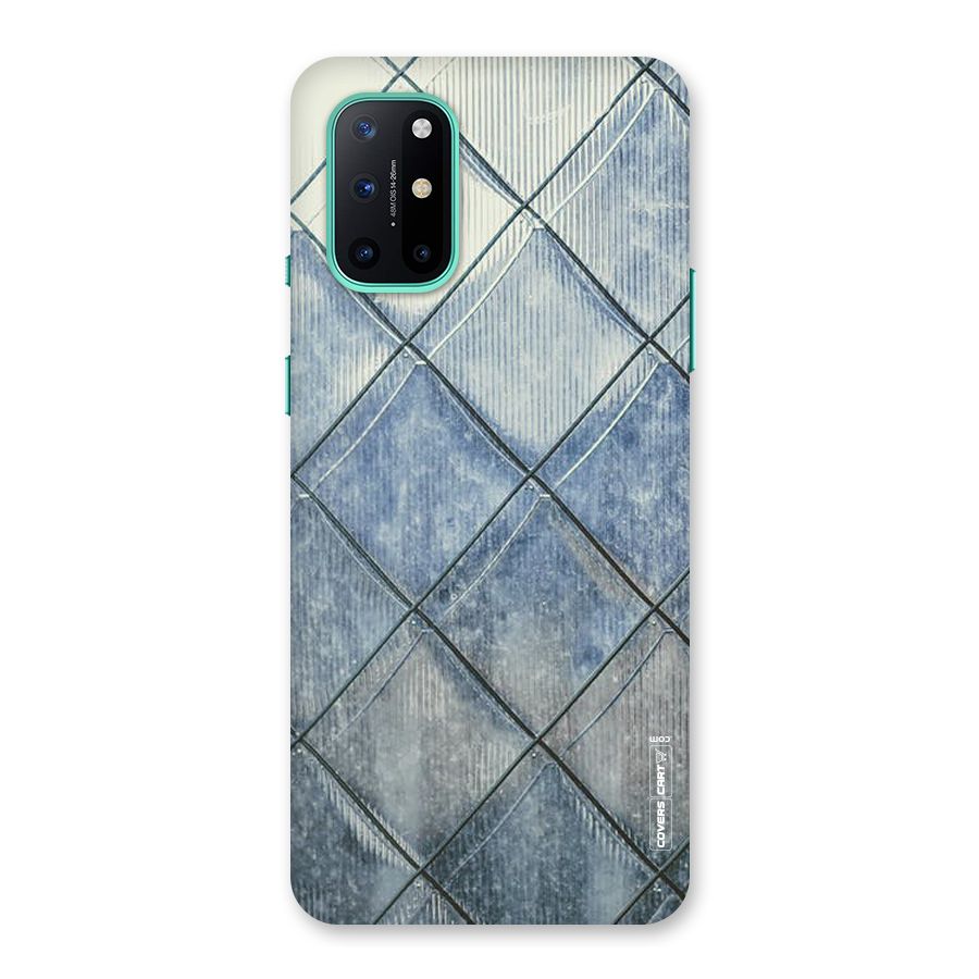 Steel Blue Pattern Back Case for OnePlus 8T