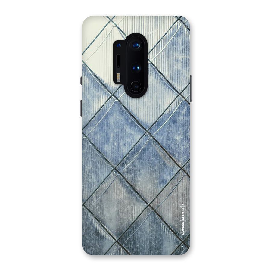 Steel Blue Pattern Back Case for OnePlus 8 Pro