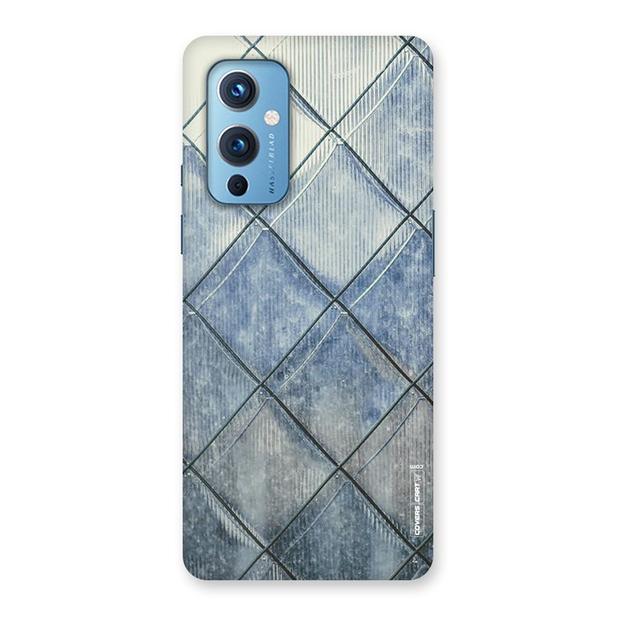 Steel Blue Pattern Back Case for OnePlus 9