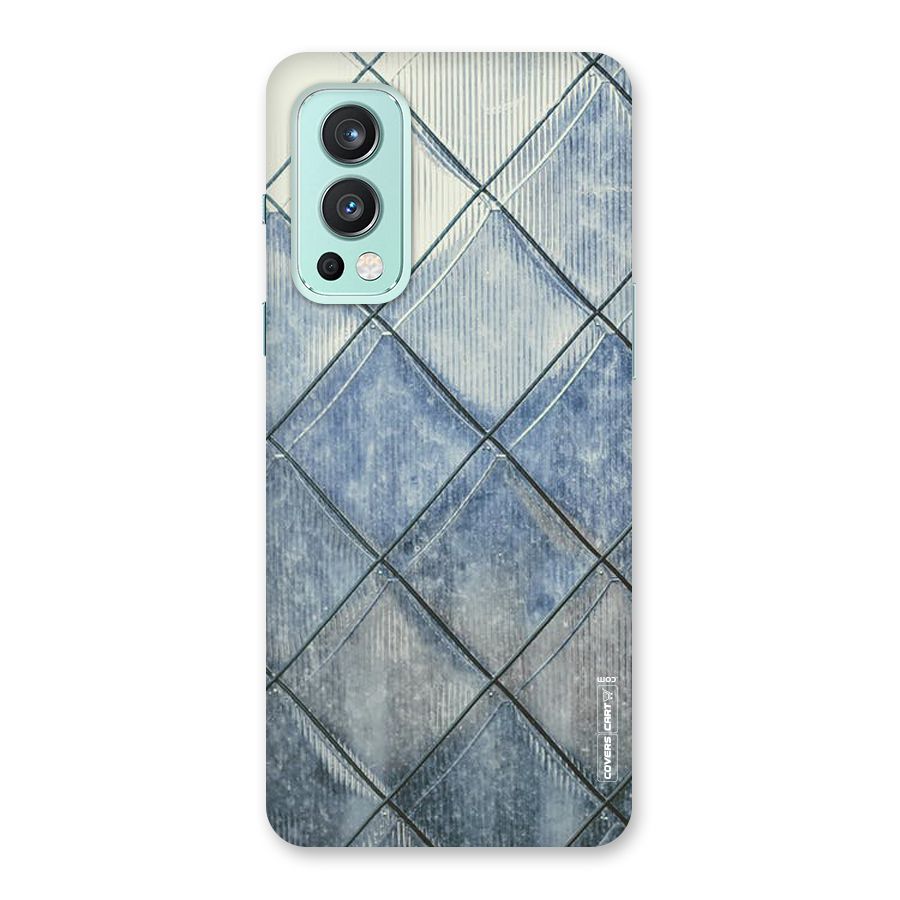 Steel Blue Pattern Back Case for OnePlus Nord 2 5G