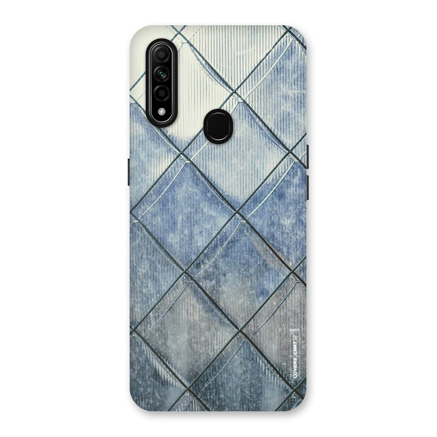 Steel Blue Pattern Back Case for Oppo A31
