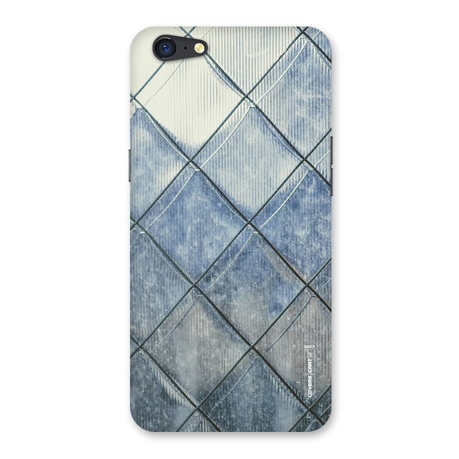 Steel Blue Pattern Back Case for Oppo A71