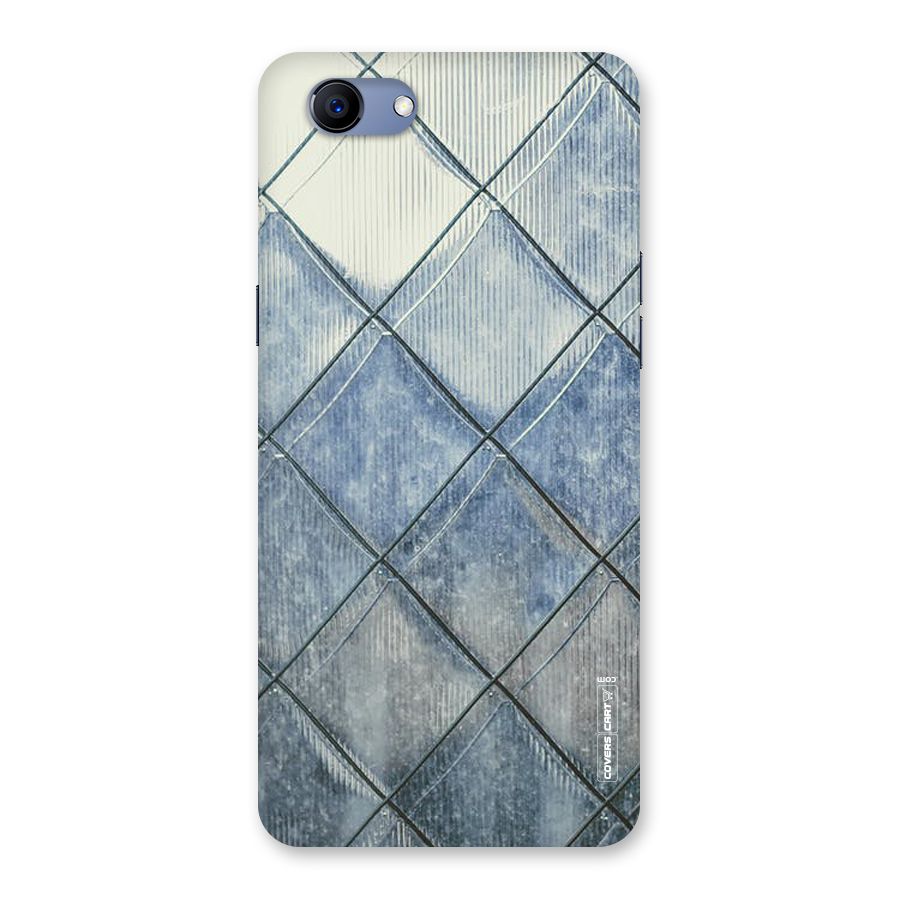Steel Blue Pattern Back Case for Oppo Realme 1