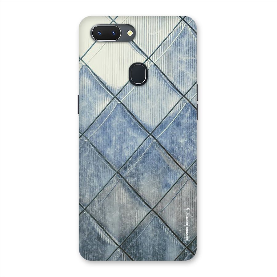 Steel Blue Pattern Back Case for Oppo Realme 2