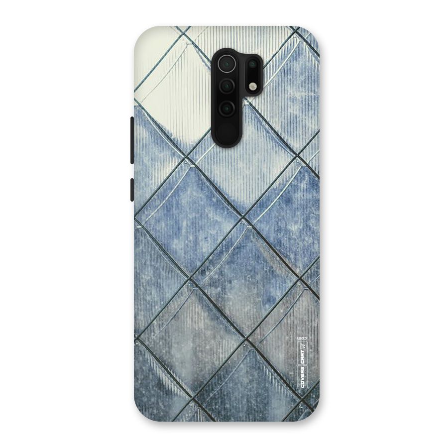 Steel Blue Pattern Back Case for Poco M2