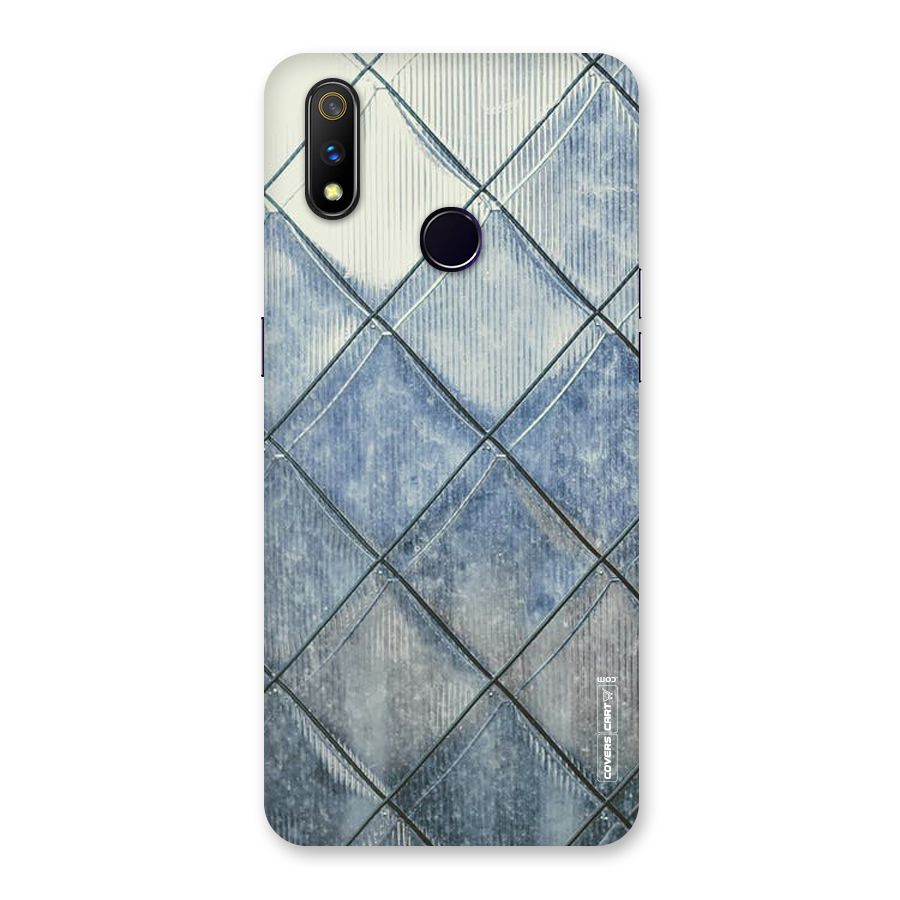 Steel Blue Pattern Back Case for Realme 3 Pro