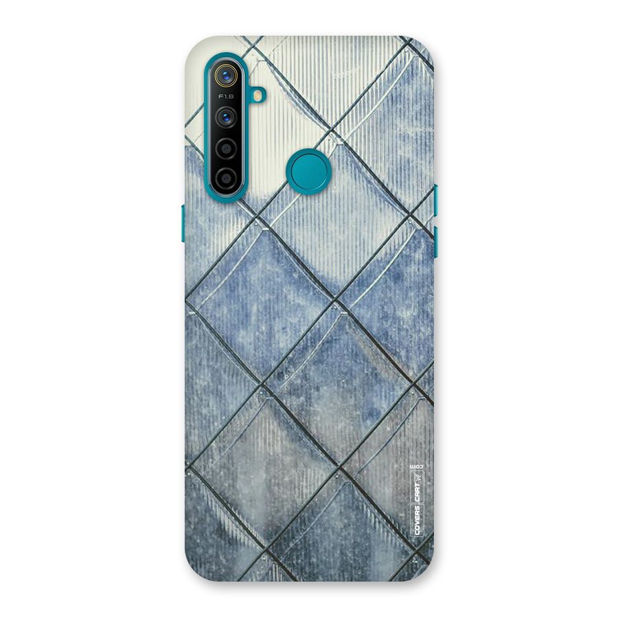 Steel Blue Pattern Back Case for Realme 5i